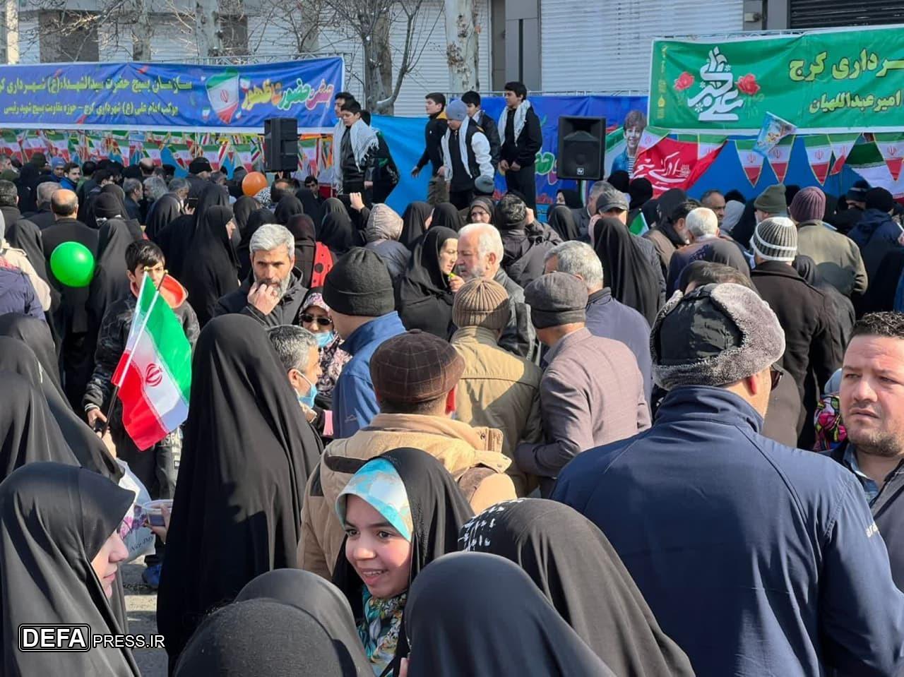 برگزاری راهپیمایی ۲۲ بهمن در سراسر کشور+تصاویر و فیلم