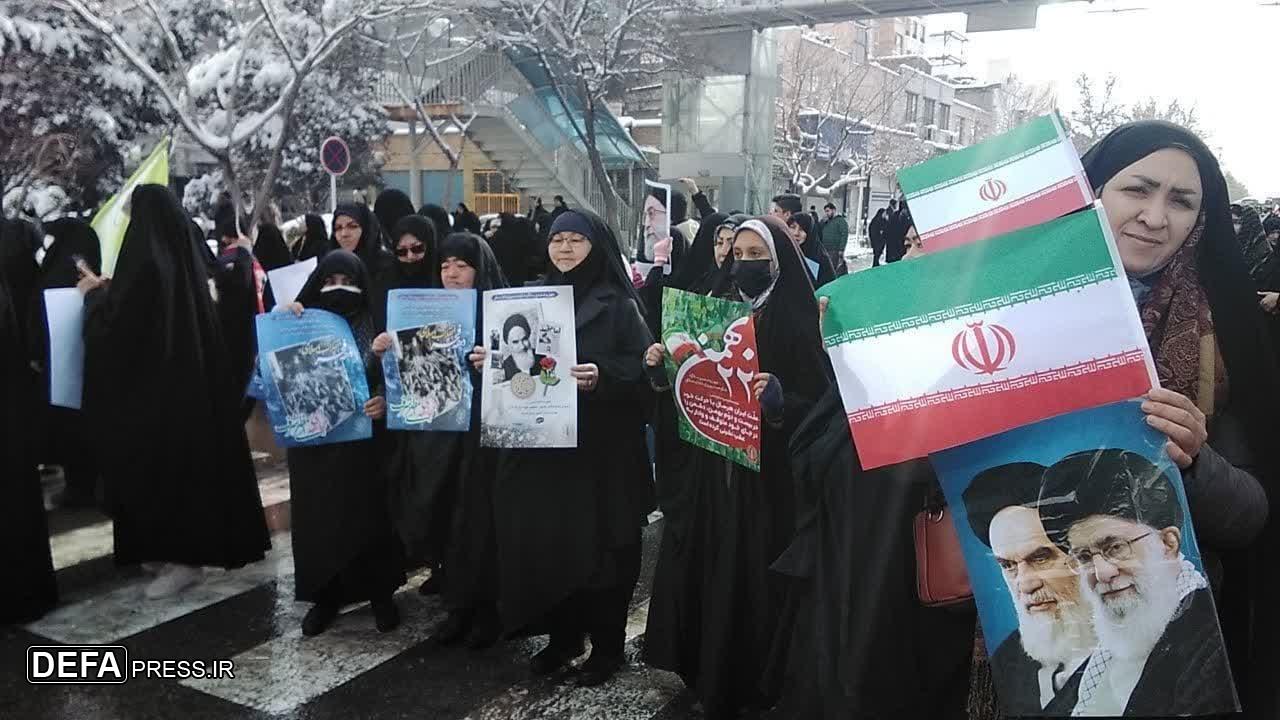 برگزاری راهپیمایی ۲۲ بهمن در سراسر کشور+تصاویر و فیلم