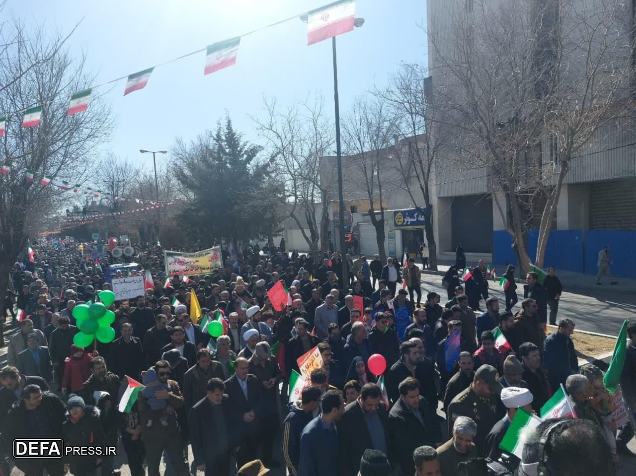 برگزاری راهپیمایی ۲۲ بهمن در سراسر کشور+تصاویر و فیلم