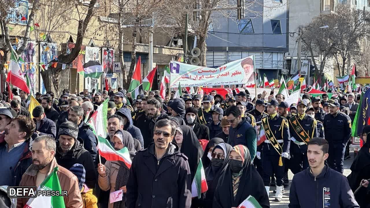 برگزاری راهپیمایی ۲۲ بهمن در سراسر کشور+تصاویر و فیلم