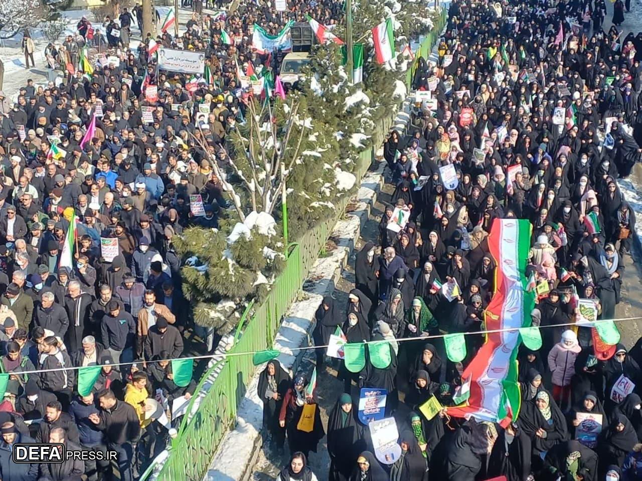برگزاری راهپیمایی ۲۲ بهمن در سراسر کشور+تصاویر و فیلم