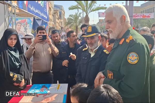 حضور حماسی مردم حماسه‌ساز خوزستان در راهپیمایی ۲۲ بهمن+ تصاویر