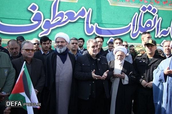 حضور مردم سمنان در راهپیمایی ۲۲ بهمن و نمایش ایرانِ مقتدر