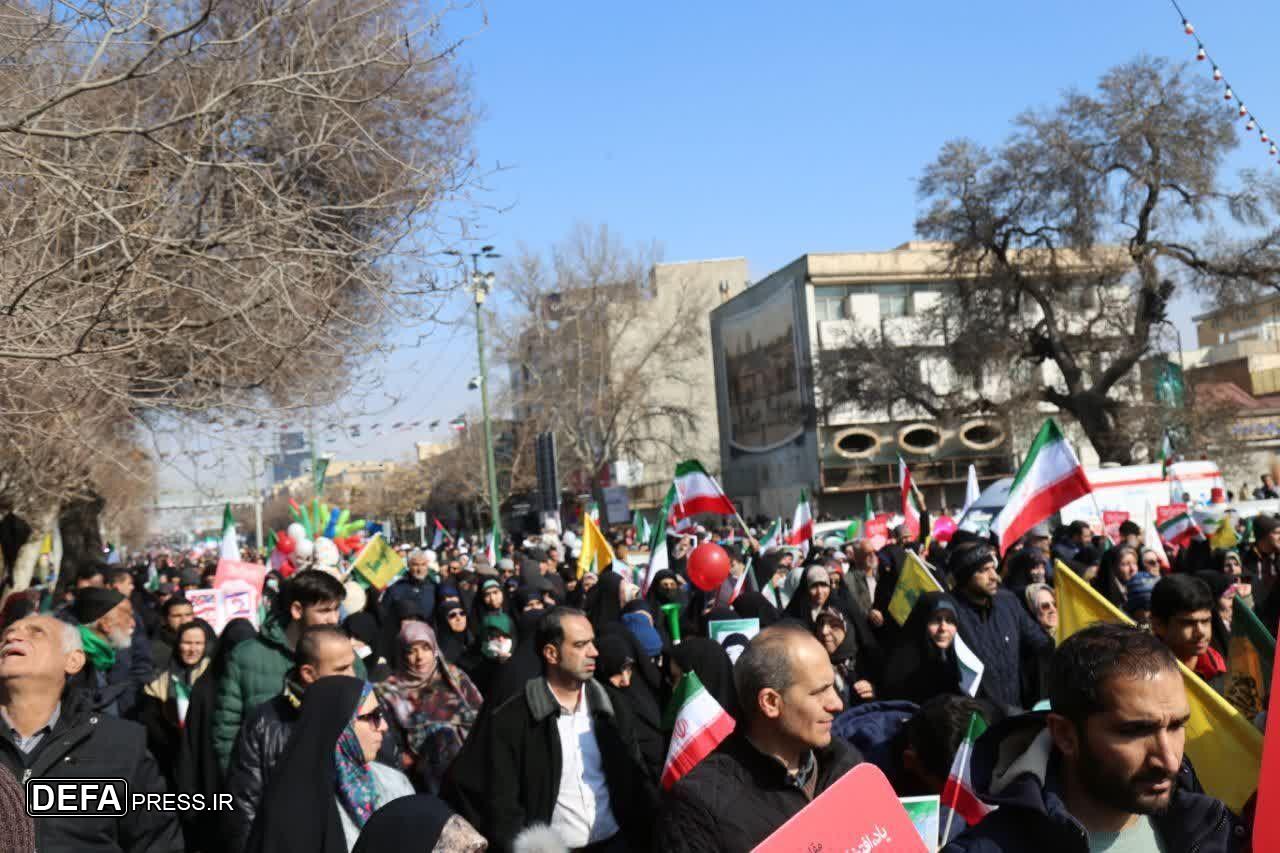 برگزاری راهپیمایی ۲۲ بهمن در سراسر کشور+ فیلم و تصاویر