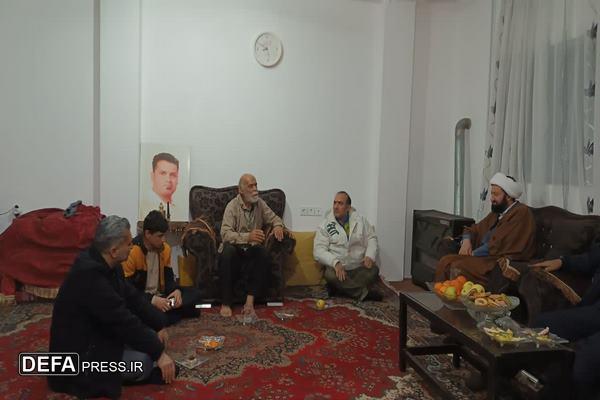 دیدار با رزمنده دوران هشت سال دفاع مقدس استان گلستان