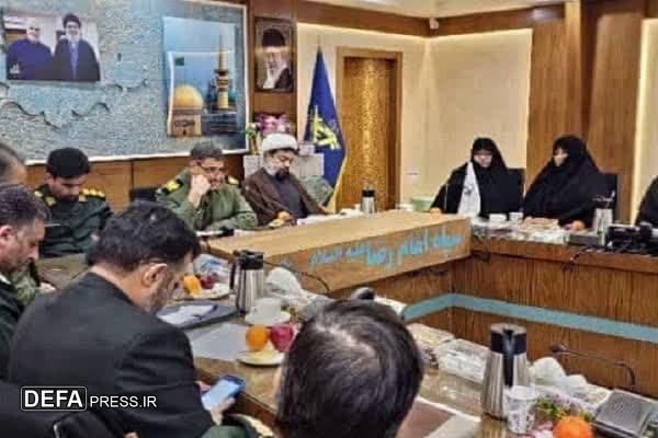 برگزاری مراسم تکریم و معارفه مسئول معاونت بسیج جامعه زنان سپاه امام رضا (ع) در مشهد+ تصاویر