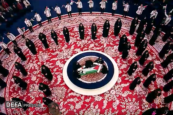 همخوانی کودکان عراقی برای غزه