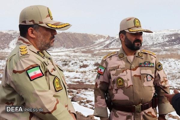 حضور معاون هماهنگ‌کننده مرزبانی در حوزه استحفاظی هنگ مرزی تایباد+ تصاویر
