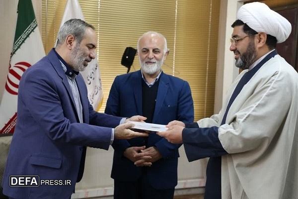 تقدیر مسئول نمایندگی ولی فقیه در قرارگاه منطقه‌ای ثامن‌الائمه (ع) سپاه از مدیرکل صدا و سیمای خراسان رضوی+ تصاویر