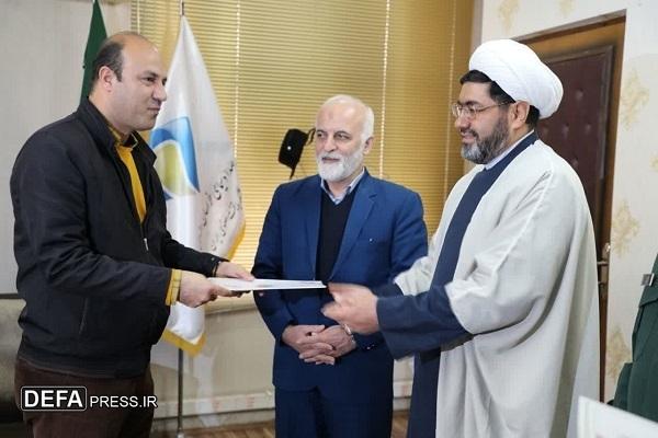 تقدیر مسئول نمایندگی ولی فقیه در قرارگاه منطقه‌ای ثامن‌الائمه (ع) سپاه از مدیرکل صدا و سیمای خراسان رضوی+ تصاویر