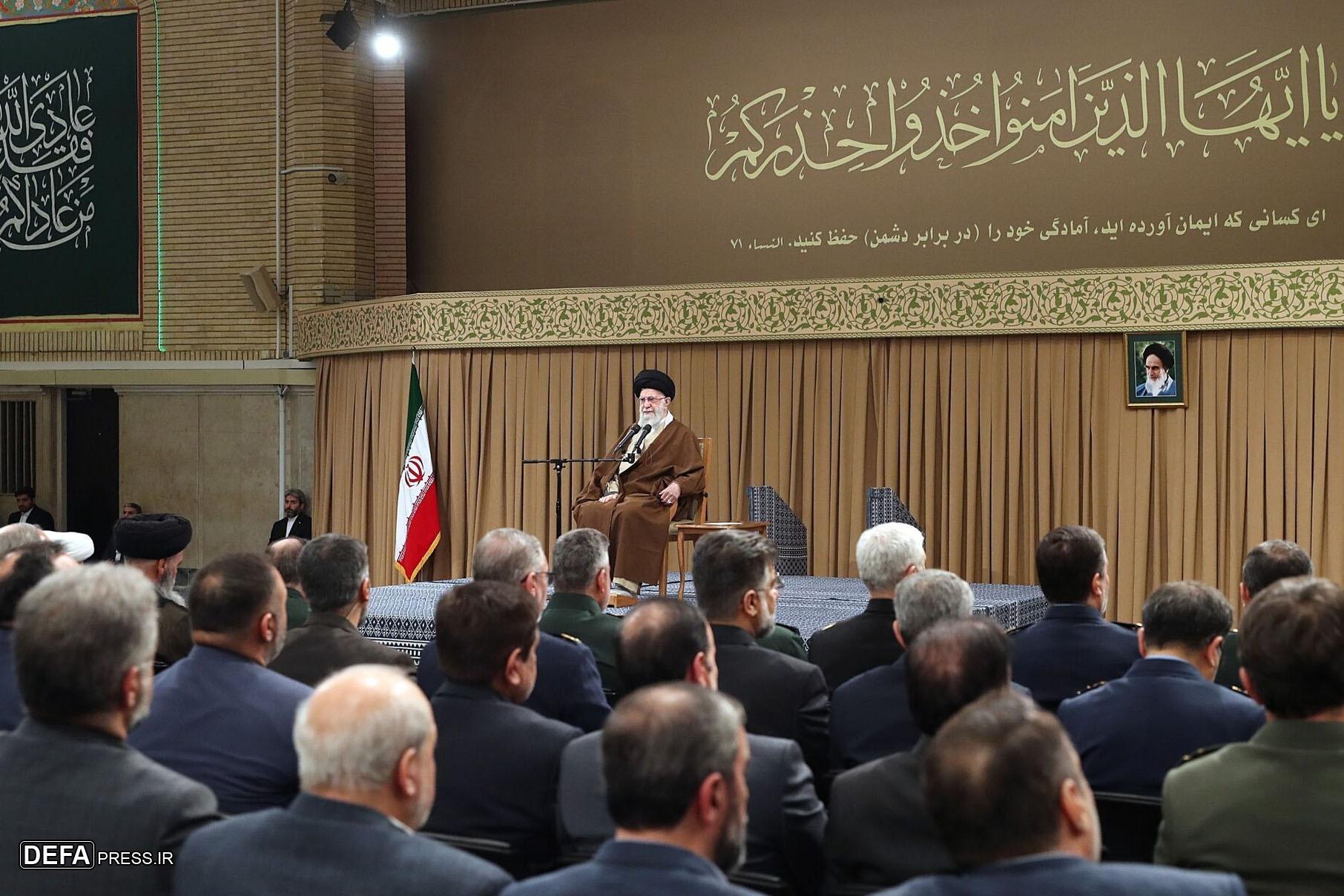 امام خامنه‌ای: ۲۲ بهمن امسال یک قیام مردمی و یک حرکت بزرگ ملی بود