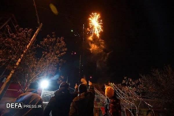 نورافشانی در ۳۱۳ نقطه مشهد به مناسبت میلاد امام زمان (عج)