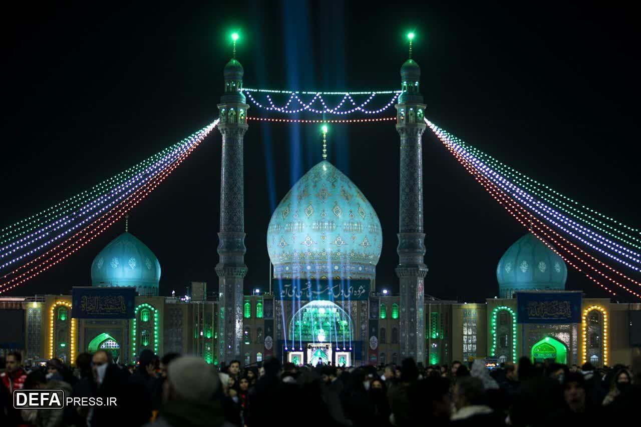 مسیر بهشتی قم جمکران مملو از زائران امام زمان (عج)