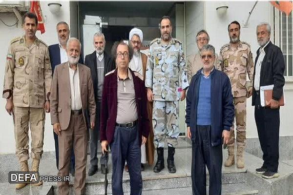 جلسه هماهنگی دفتر حفظ آثار دفاع مقدس بابلسر با مرزبانی مازندران برگزار شد 