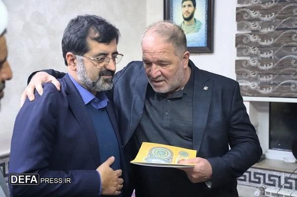 دیدار استاندار قم با جانباز ۴۰ درصد دفاع مقدس + تصاویر