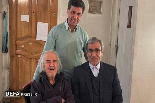 دیدار استاندار خراسان رضوی با استاد مطرح ادبیات فارسی