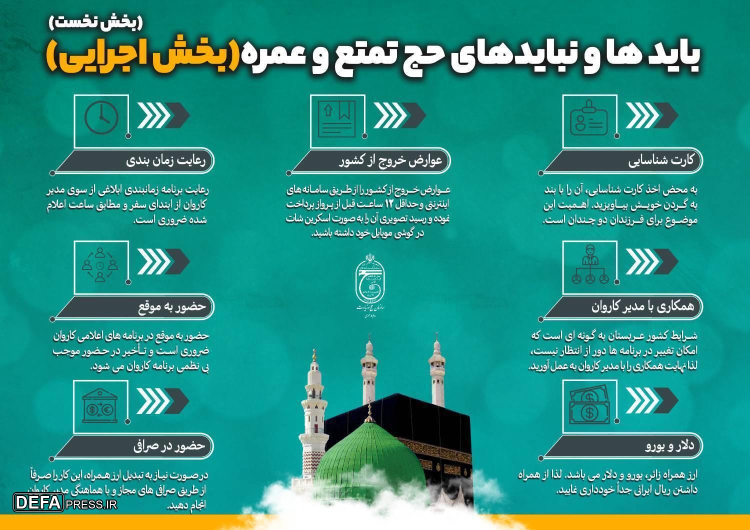 بایدها و نبایدهای حج عمره و تمتع+ تصویر