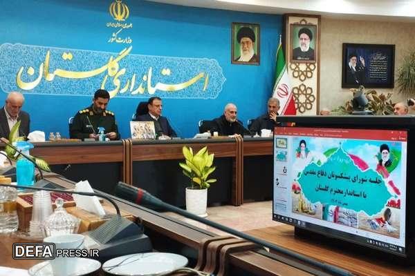 جلسه شورای پیشکسوتان دفاع مقدس استان با استاندار گلستان
