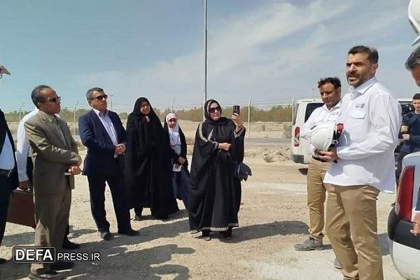 بازدید نخبگان شاهد و ایثارگر از طرح‌های توسعه چابهار