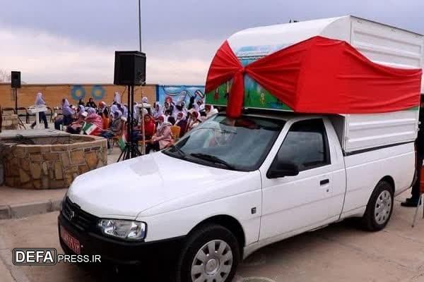 آغاز به کار کتابخانه سیار در شهرستان فیروزه