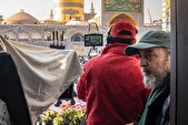 عوامل سریال پایتخت در حرم امام رضا(ع)+ فیلم