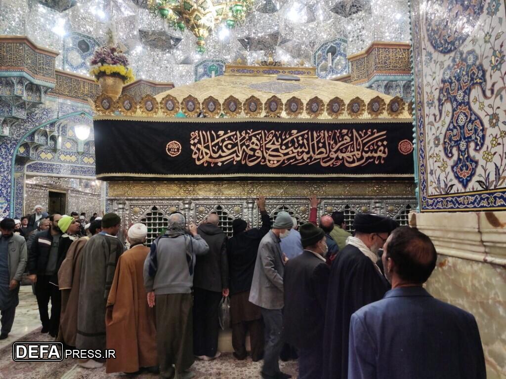 حرم حضرت معصومه (س) سیاهپوش سوگ شهادت پدر شد+ فیلم و تصاویر حرم حضرت معصومه (س) سیاهپوش سوگ شهادت پدر شد+ فیلم و تصاویر