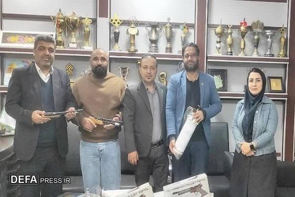 هیأت تیراندازی نکا مجهز شد