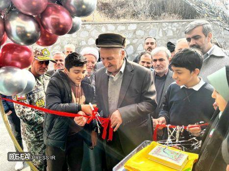 افتتاح مدرسه ۳ کلاسه مرحوم امیر مهدی رضوی خسروشاهی در روستای قلعه چای منطقه خسروشاه استان آذربایجان شرقی