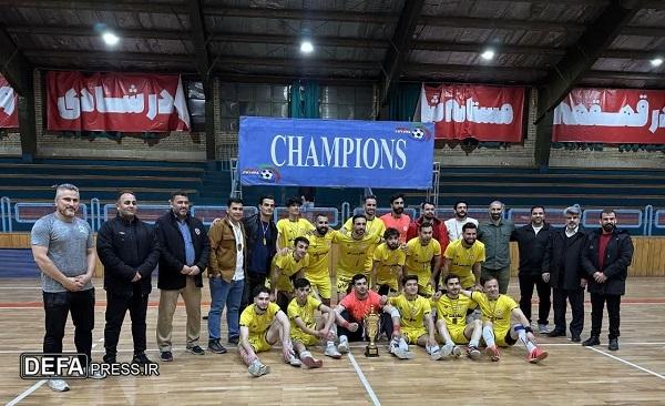 پیام تبریک فرمانده سپاه قم به مناسبت قهرمانی تیم فوتسال مقاومت
