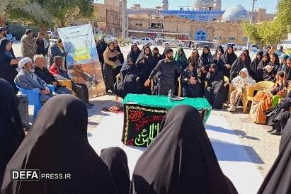 «سقاخانه» درکنار مسجد جامع خرمشهر برپا شد