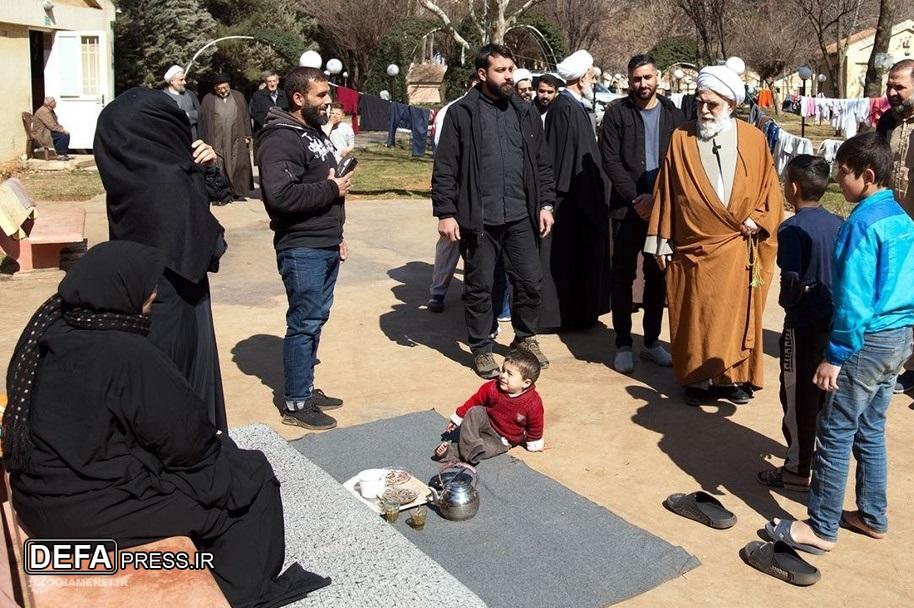 دیدار نمایندگان رهبر معظم انقلاب اسلامی با جنگ‌زدگان سوری در لبنان
