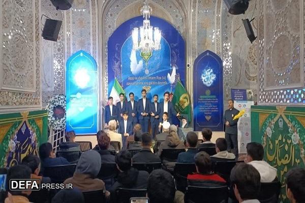 برگزاری جشن تکلیف پسران در حرم مطهر به همت مدیریت زائران غیر ایرانی