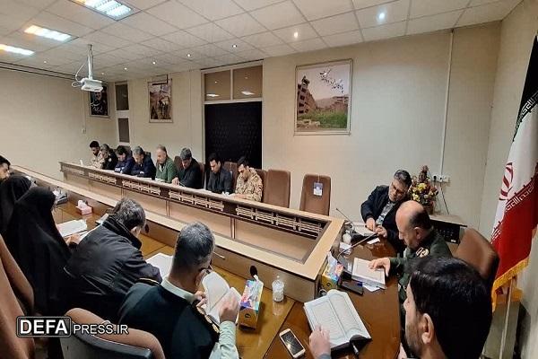 برگزاری ترتیل‌خوانی قرآن کریم به یاد شهدا در اداره کل حفظ آثار دفاع مقدس کرمانشاه