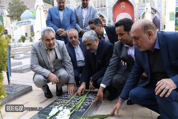 ادای احترام رئیس سازمان آموزش و پرورش استثنایی کشور ‌‌به مقام سردار دل ها+تصاویر
