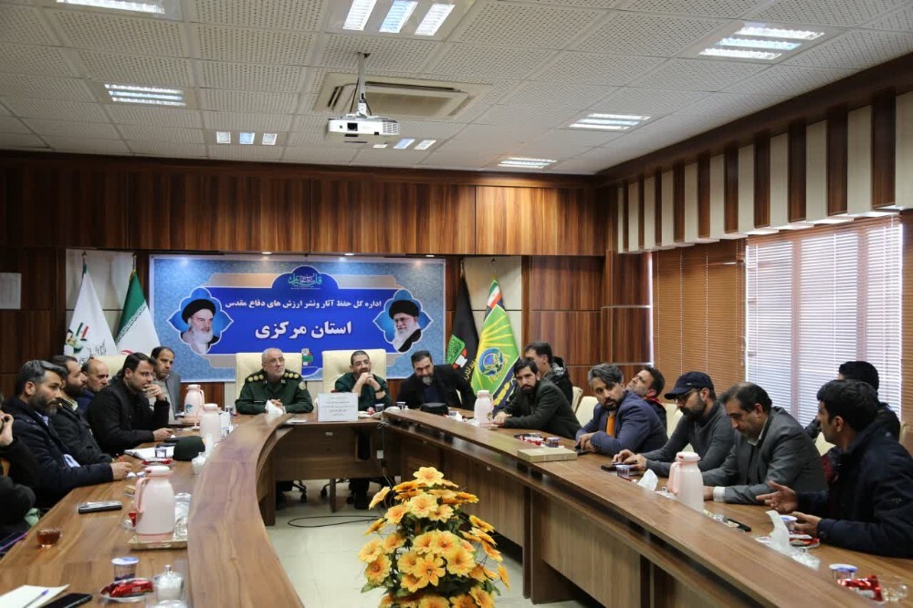 سفر رئیس سازمان هنری و امور سینمایی دفاع مقدس کشور به استان مرکزی