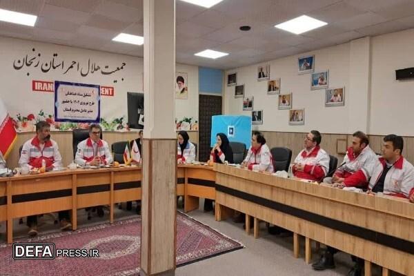 ظرفیت‌های هلال‌احمر زنجان برای خدمت‌رسانی به مسافران نوروزی استفاده می‌شود