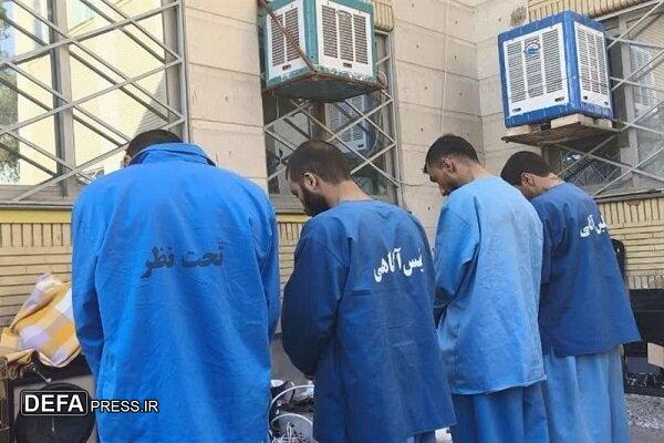 انهدام باند سرقت مسلحانه منازل تهران