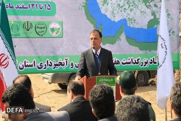 اجرای پویش درختکاری «جان ایران» همزمان با سراسر کشور در گلستان