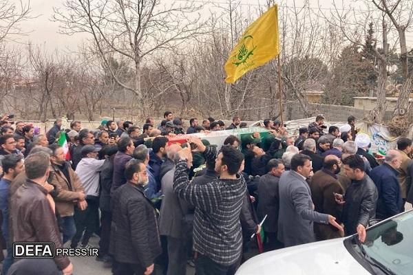 پیکر شهید «سعدی» تشییع شد+ تصاویر