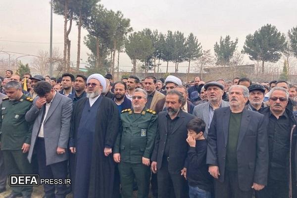 پیکر شهید «سعدی» تشییع شد+ تصاویر