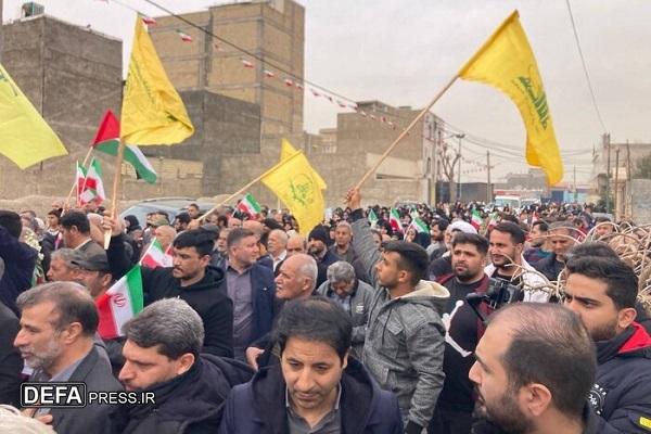 پیکر شهید «سعدی» تشییع شد+ تصاویر