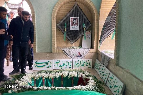 پیکر شهید «سعدی» تشییع شد+ تصاویر