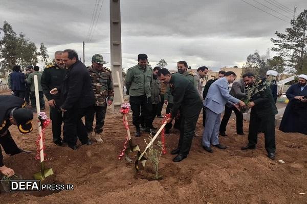 کاشت نهال در لشکر ۴۱ ثارالله کرمان