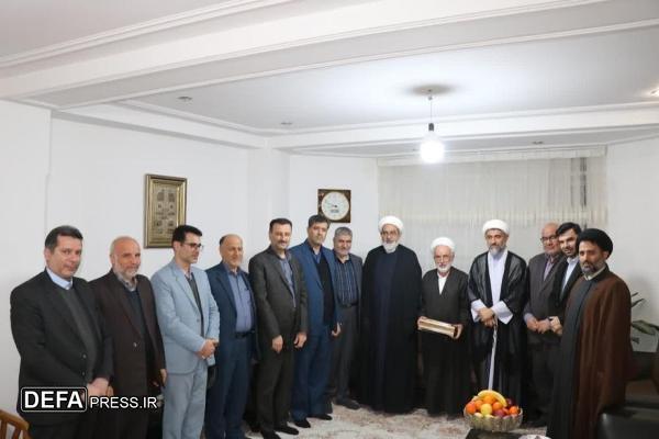 تکریم رئیس سازمان قضایی نیرو‌های مسلح از حجت الاسلام «علیزاده»