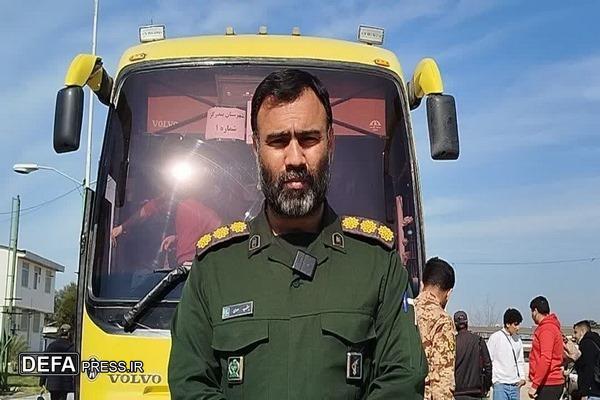 اعزام 100 نفر از بسیجیان شهرستان بندرگز به اردوی راهیان نور