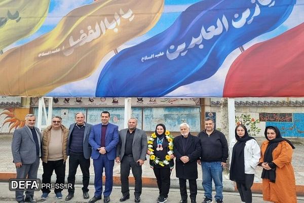 استقبال از قهرمان تیراندازی آسیا در ساری