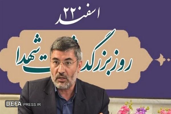 محمدزاده: تاسی به شهیدان عزیز و تلاش در راستای تحقق آرمان‌های بلند آنها، عامل برون رفت از مشکلات است