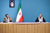 دیدار سردار کارگر و اعضای شورای سیاست‌گذاری راهیان نور کشور با رئیس جمهور