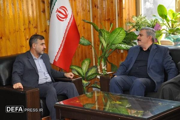 دیدار مدیر شعب بانک کشاورزی مازندران با مدیرکل منابع طبیعی استان+ تصاویر