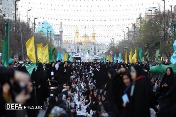 بزرگترین سفره افطار جهان اسلام در مشهد پهن می‌شود